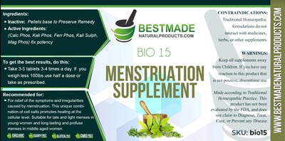 Bio15 Dosage And Administration (Bio15 Product Label)